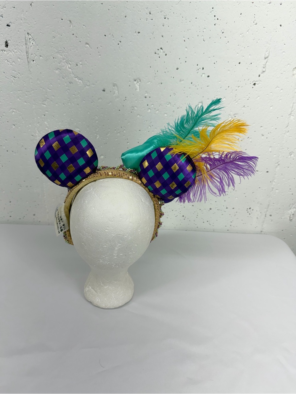 Disney Parks Mardi Gras Minnie Mouse Ears - Picture 6 of 14